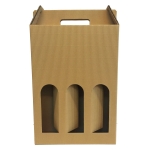 Kutija za 3 boce - REBRASTA